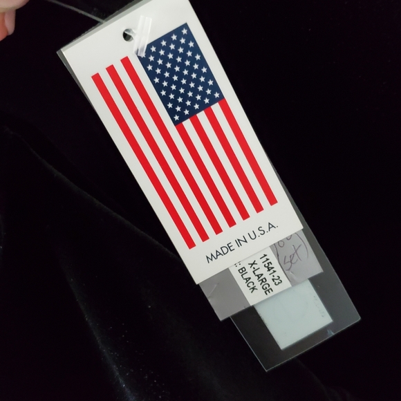 ❄️ SNO SKINS XL USA-Made Black Velvet Blouse + Dress Pants Matching Set - Picture 4 of 12